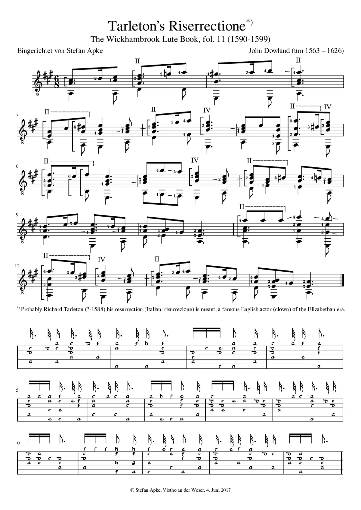 Tarleton's Riserrectione - Page 1