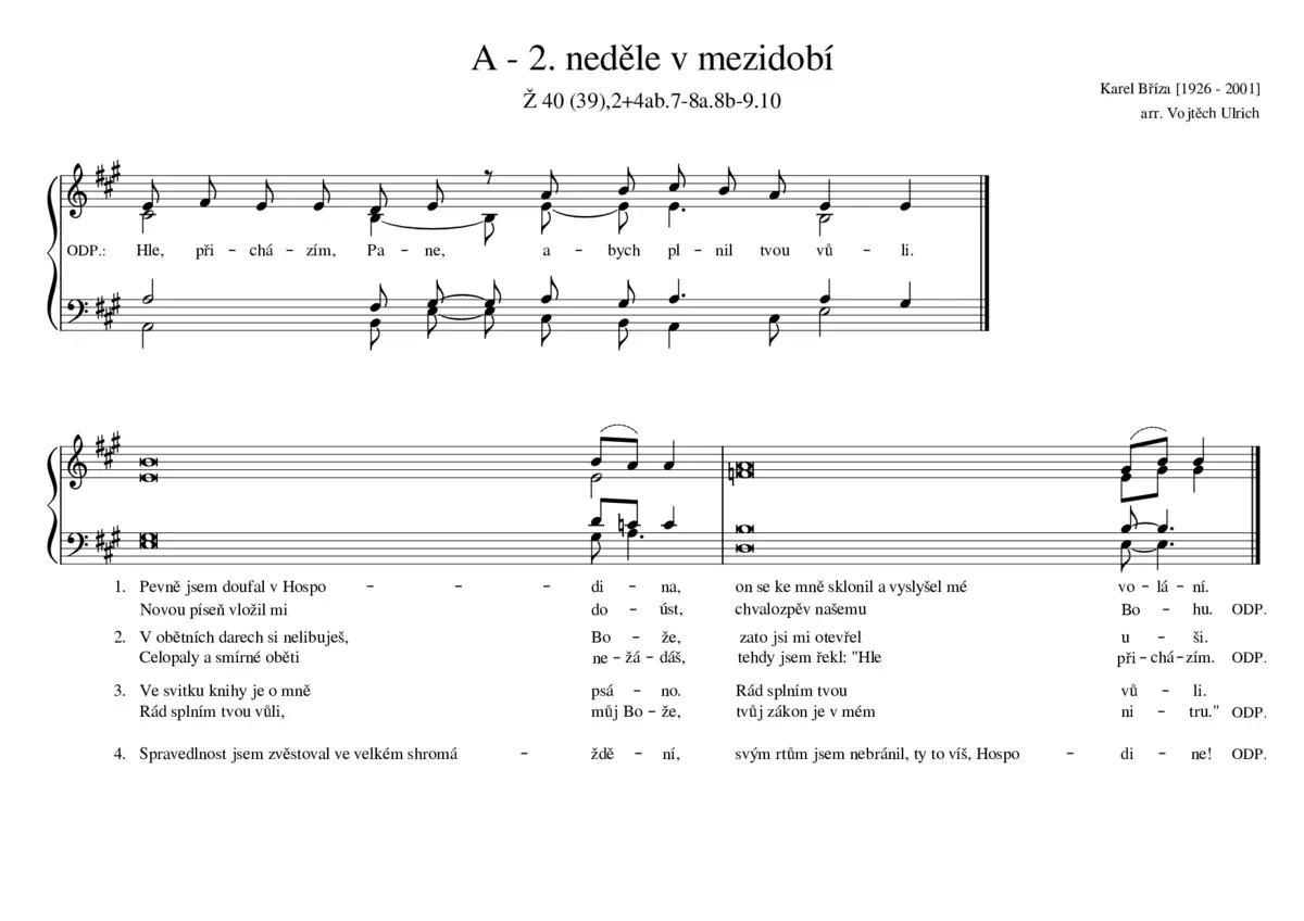 A - 2. neděle v mezidobí - Page 1