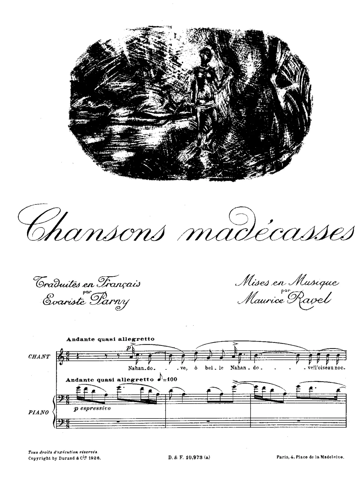 Chanson madécasses - Page 1