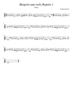 Bergeret sans roch Reprise 1