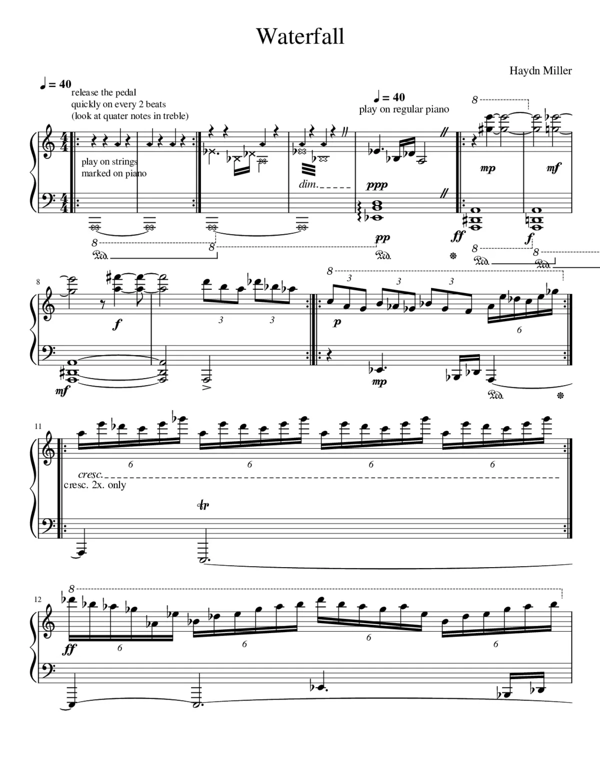 Waterfall - Page 1