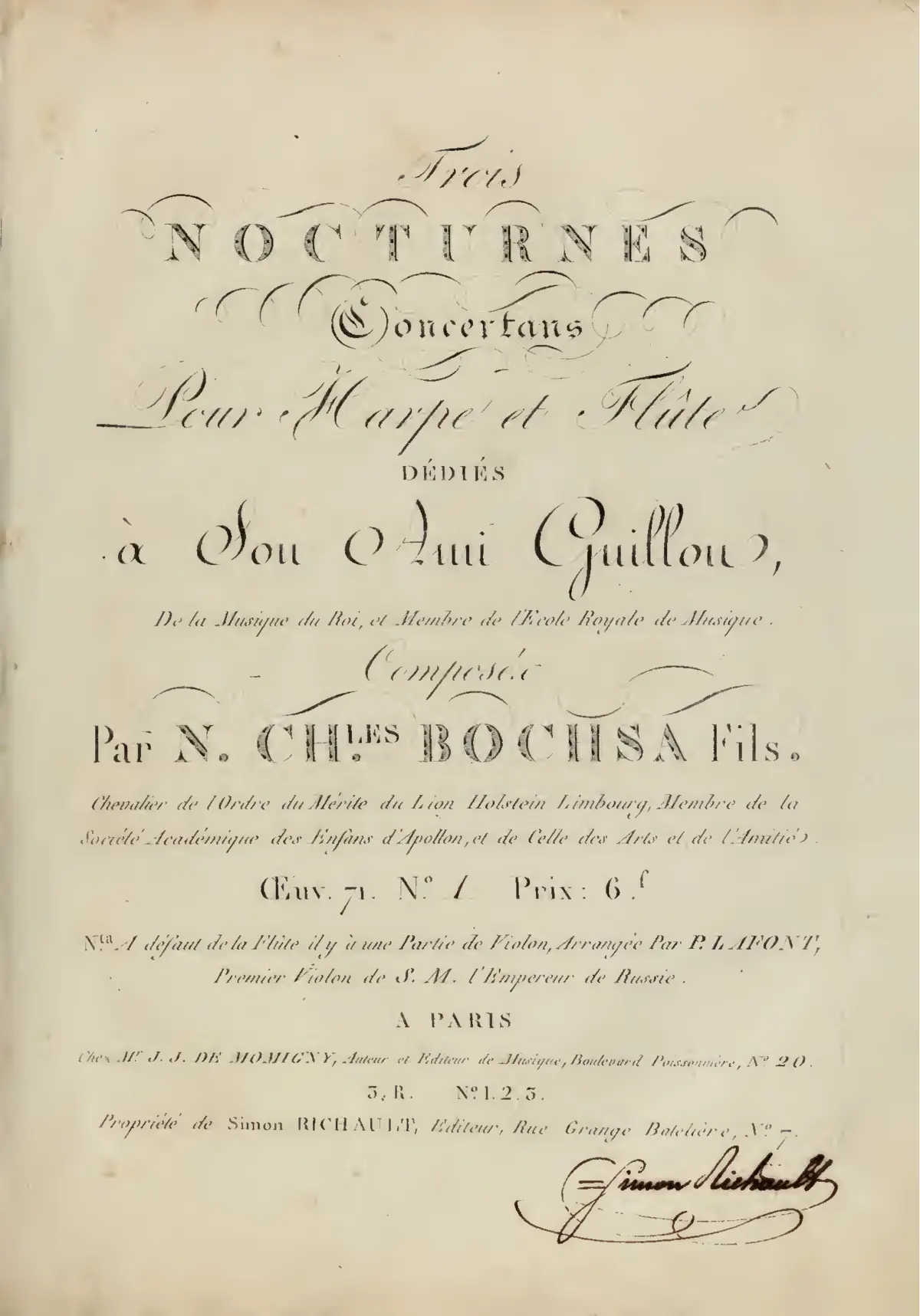 3 Nocturnes concertans - Page 1