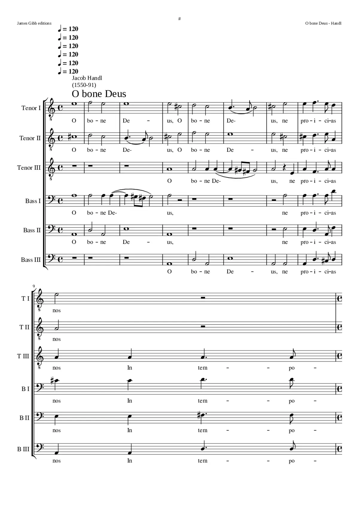 O bone Deus - Page 1