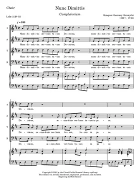 Nunc dimittis