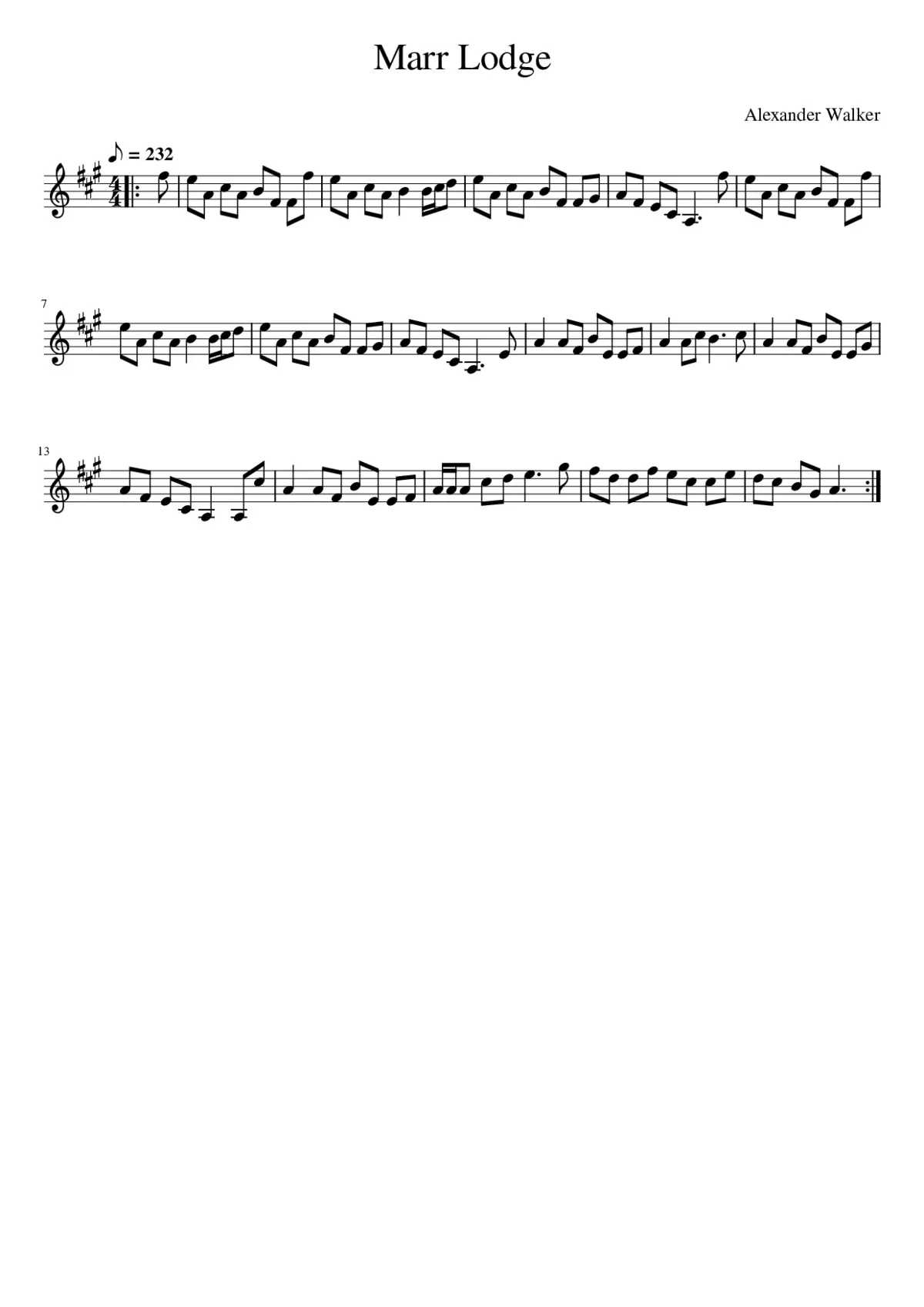 Marr Lodge - Page 1