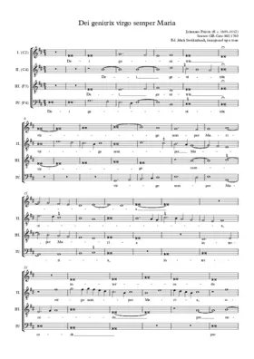 Dei genitrix virgo semper Maria