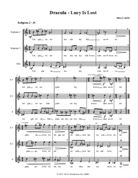 Dracula - Lucy Is Lost