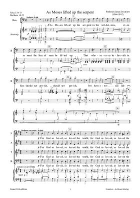 As Moses lifted up the serpent