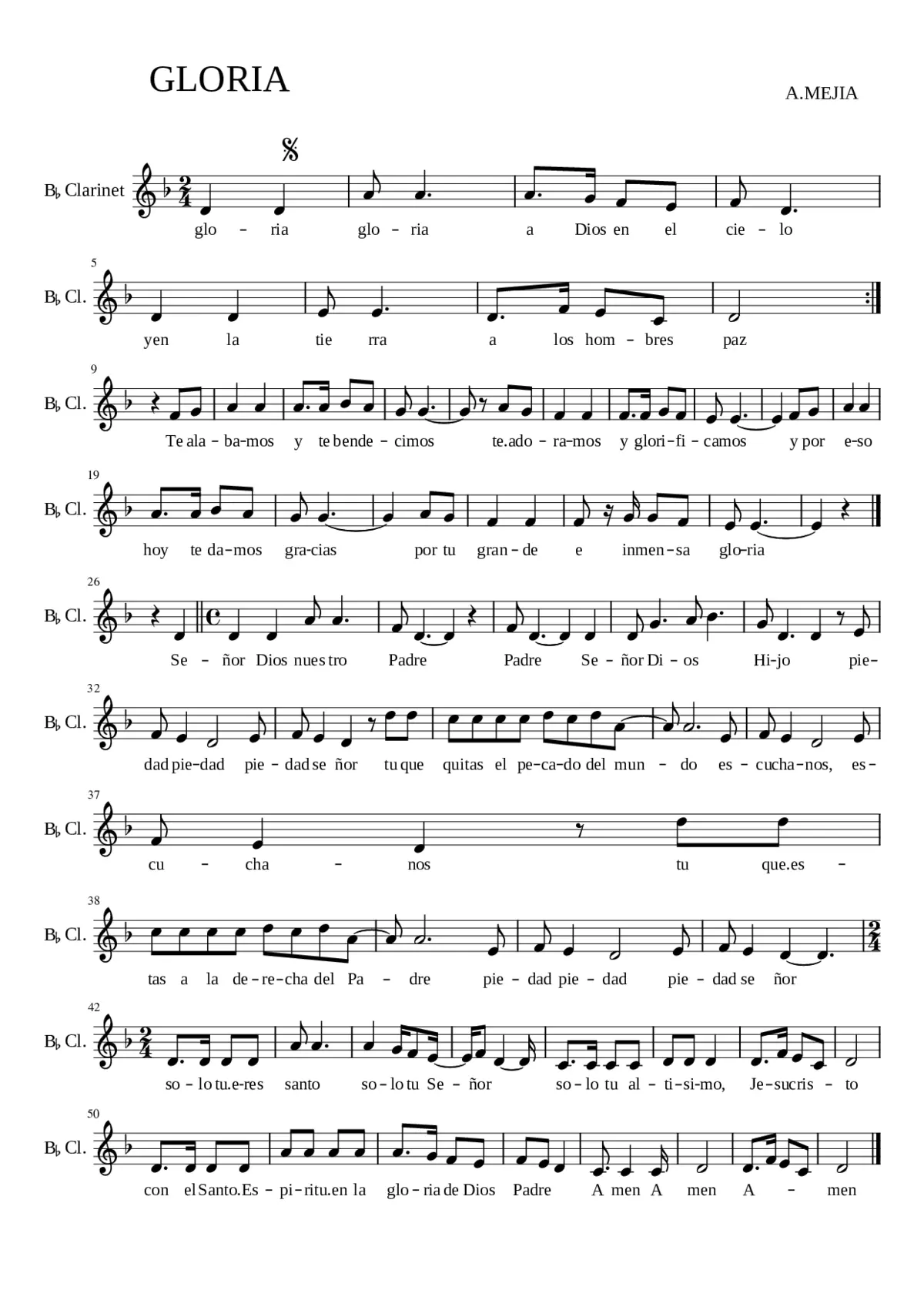 GLORIA - Page 1