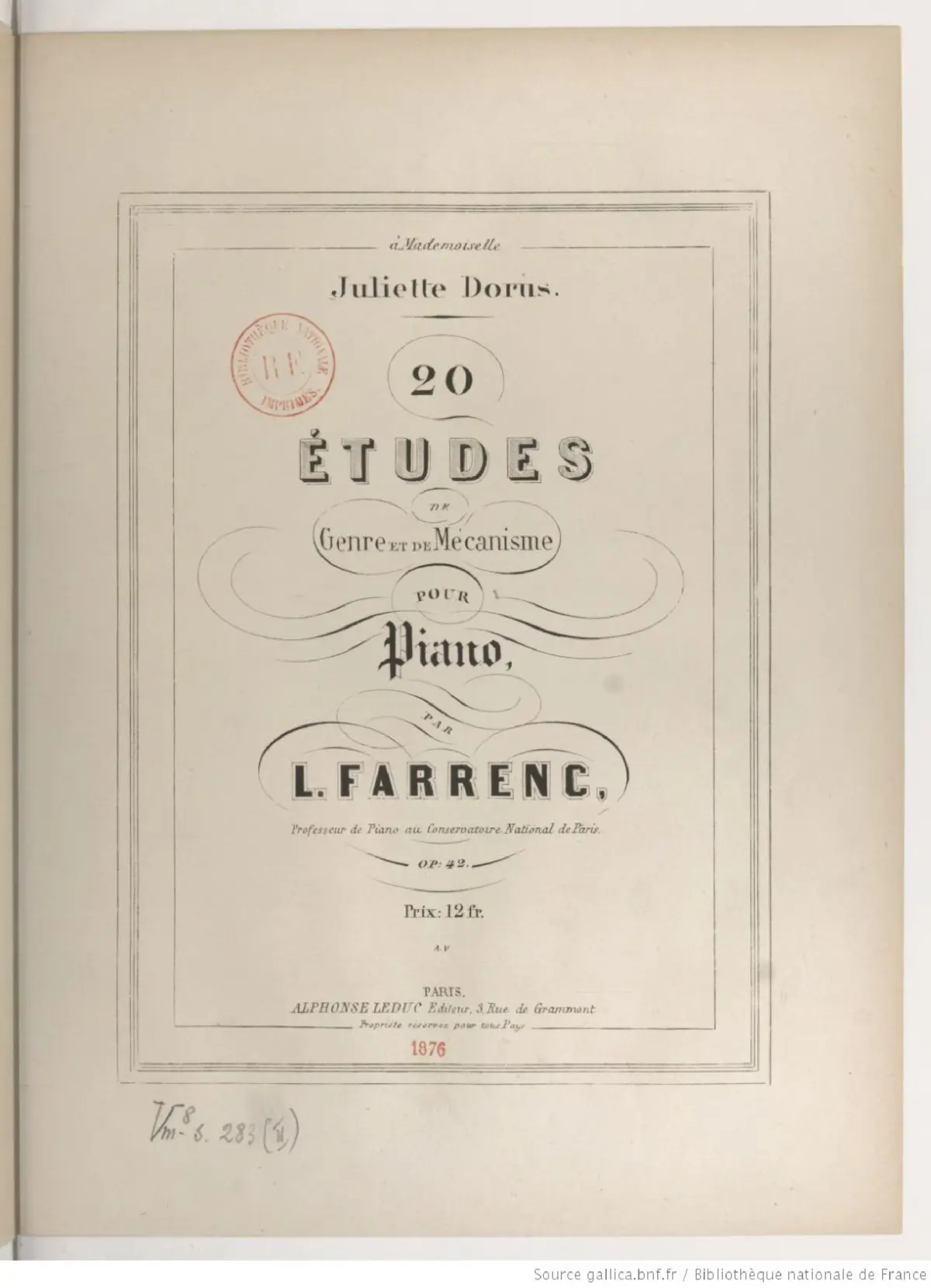 20 Études de moyenne difficulté pour piano - Page 1