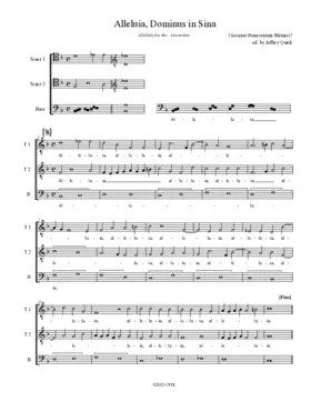 Alleluia. Dominus in Sina