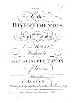 Baryton Trio in A major