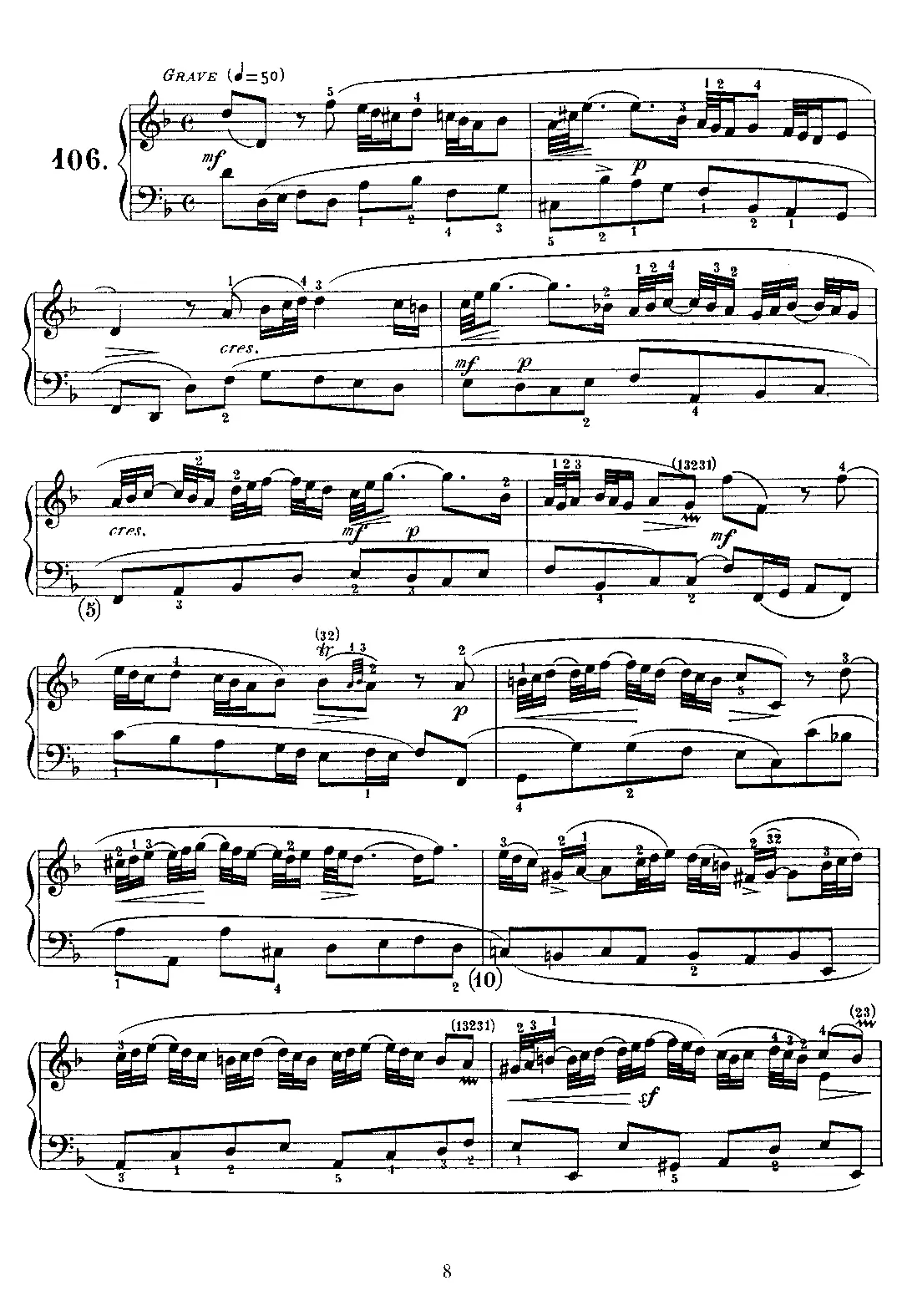 Keyboard Sonata in D minor - Page 1