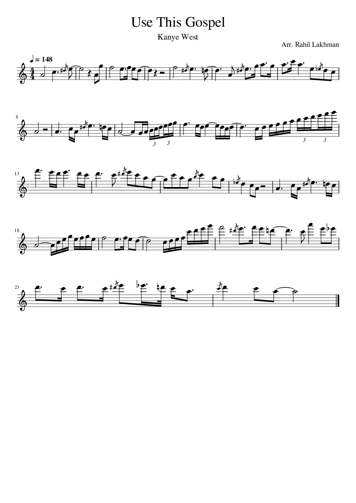 Use this Gospel - Page 1