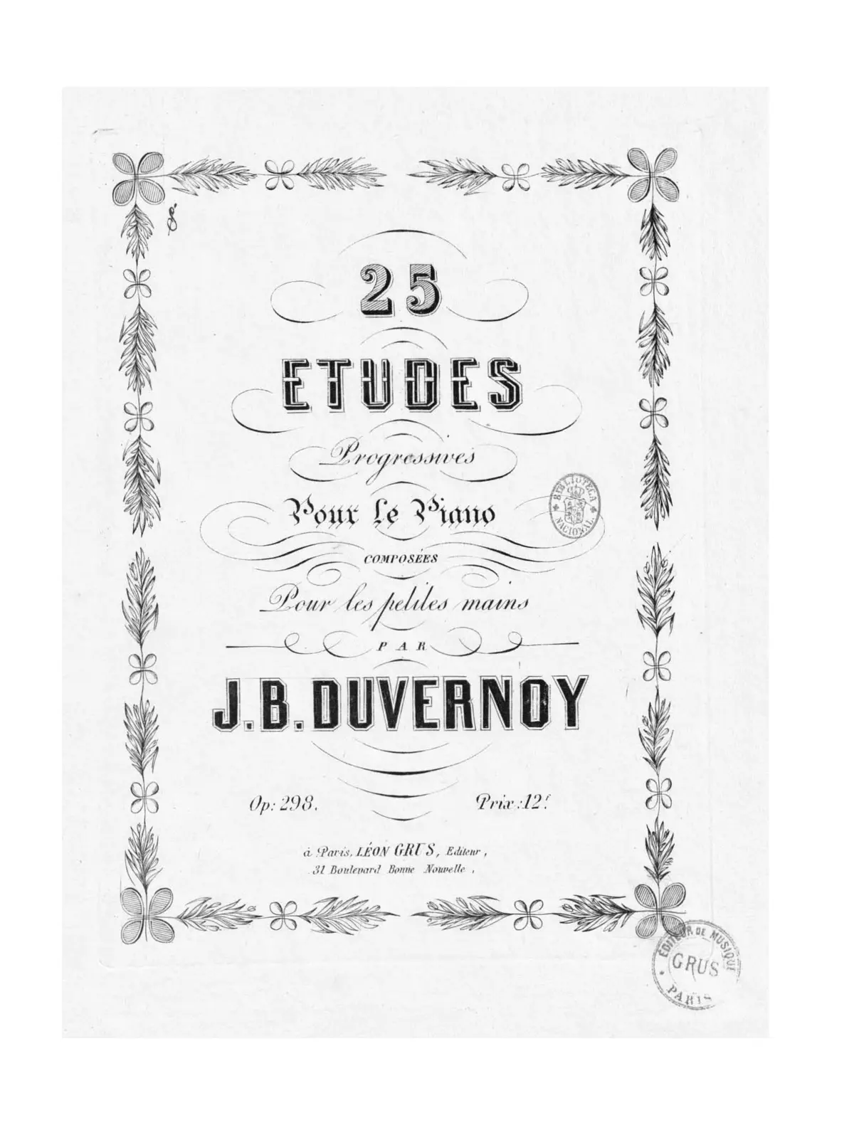 25 Études progressives - Page 1