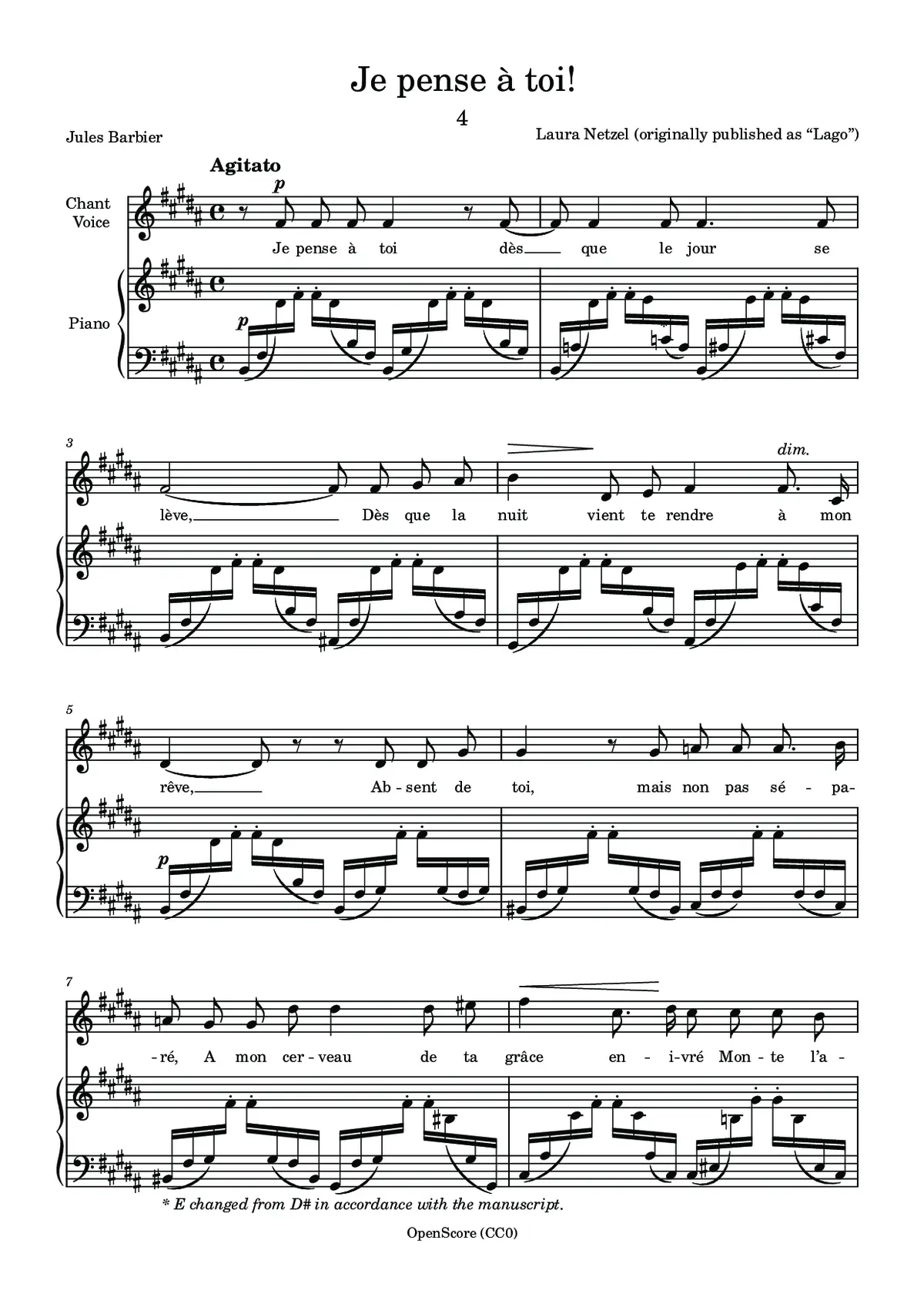 Je pense à toi! - Page 1