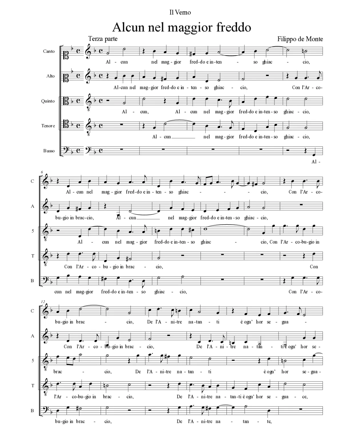 Alcun nel maggior freddo - Page 1
