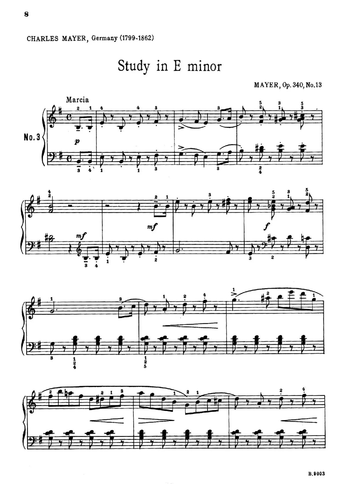 25 leichte Übungsstücke für die Jugend - Page 1