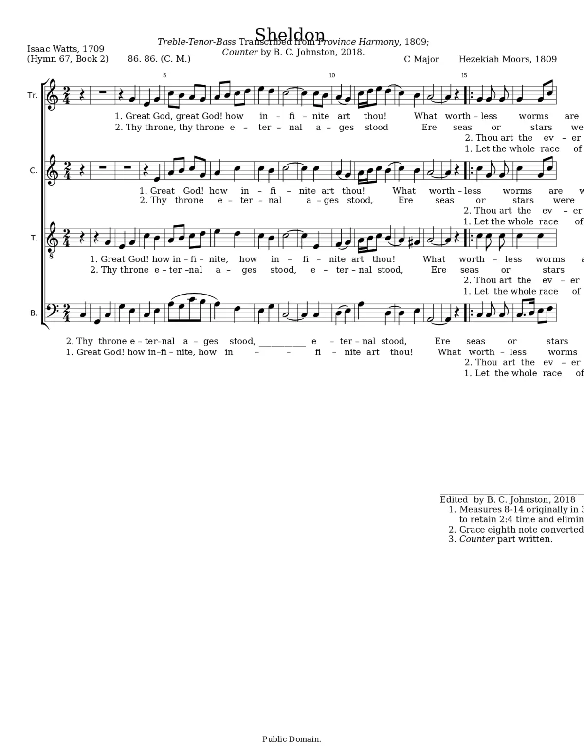 Sheldon - Hezekiah Moors - Page 1