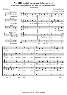 Da ich mich nun bekeren wolt