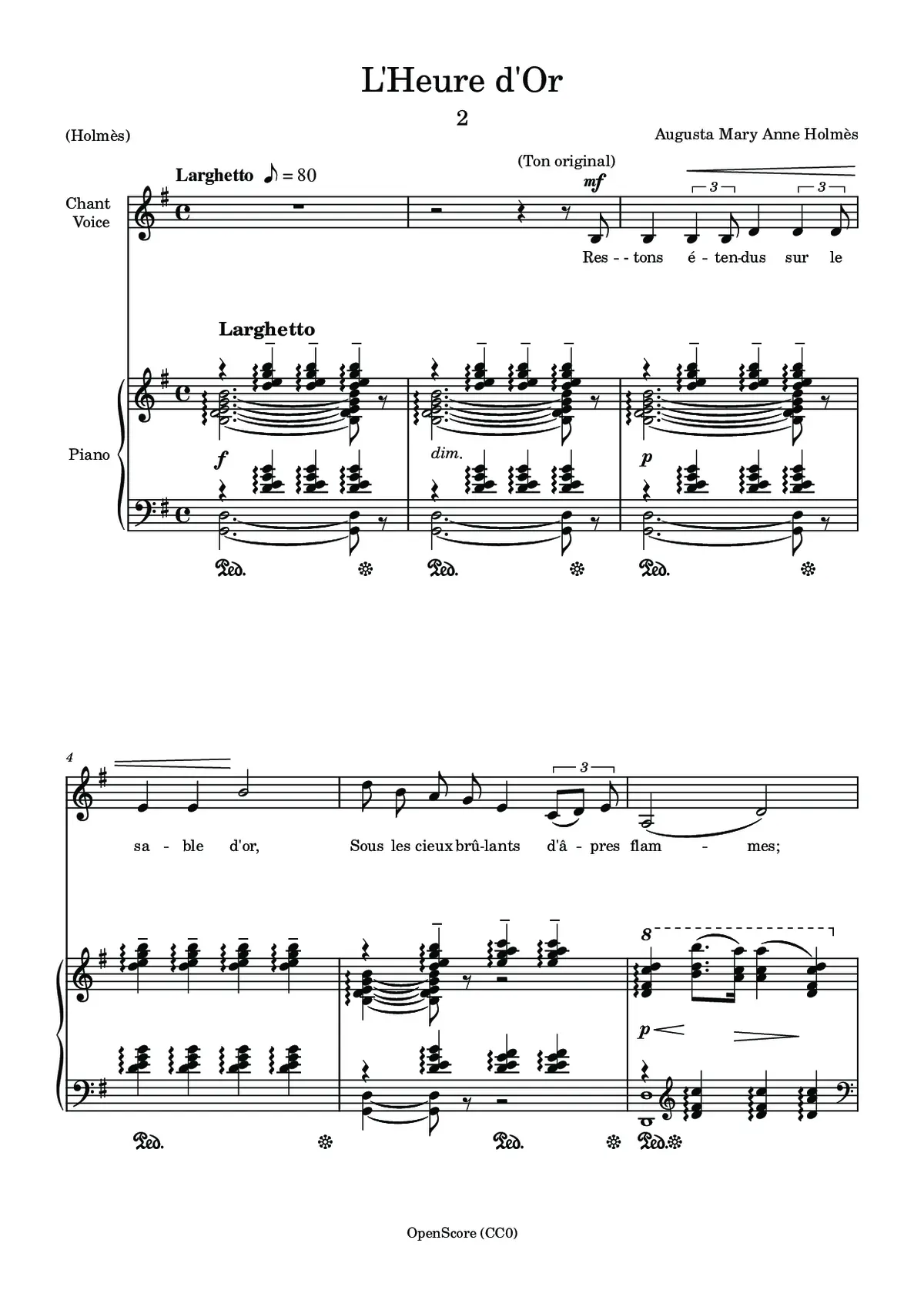 L’Heure d’Or - Page 1