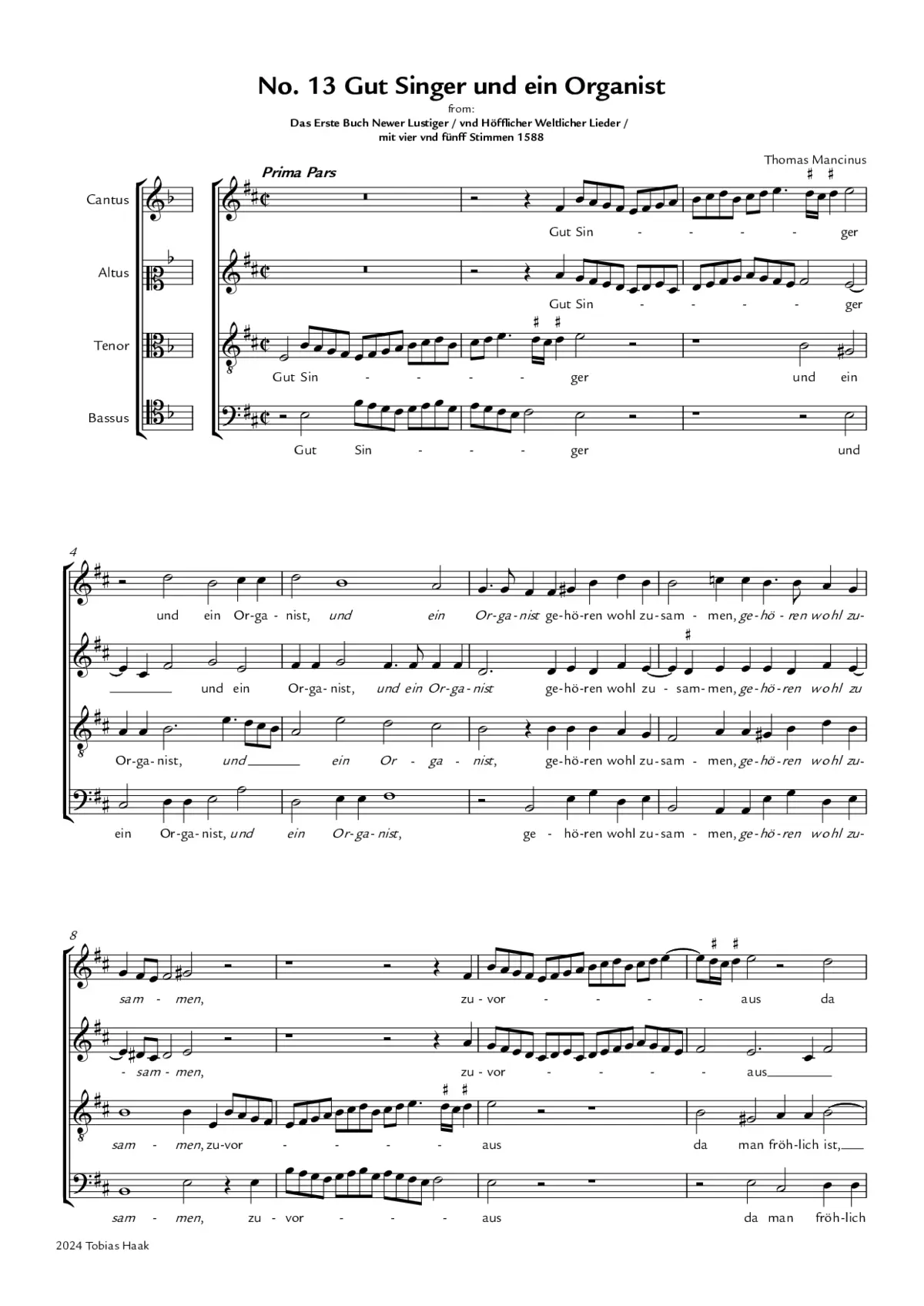 Gut Singer und ein Organist - Page 1