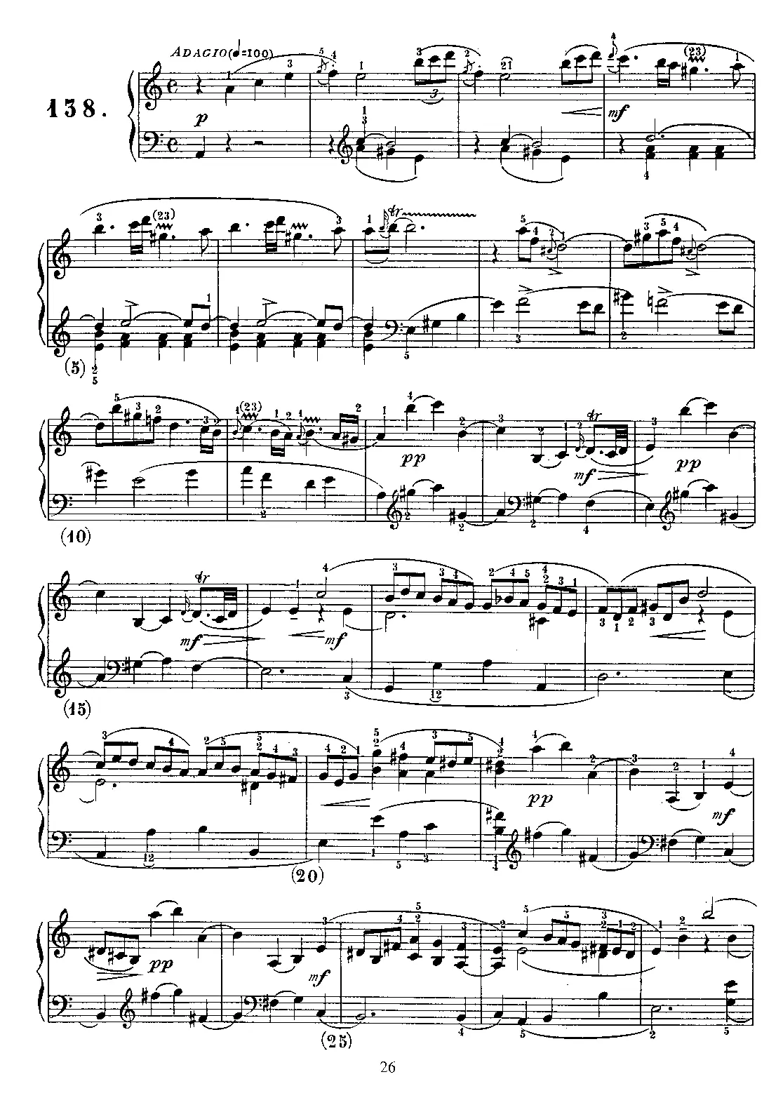 Keyboard Sonata in A minor - Page 1