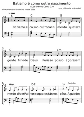 Batismo - água da vida