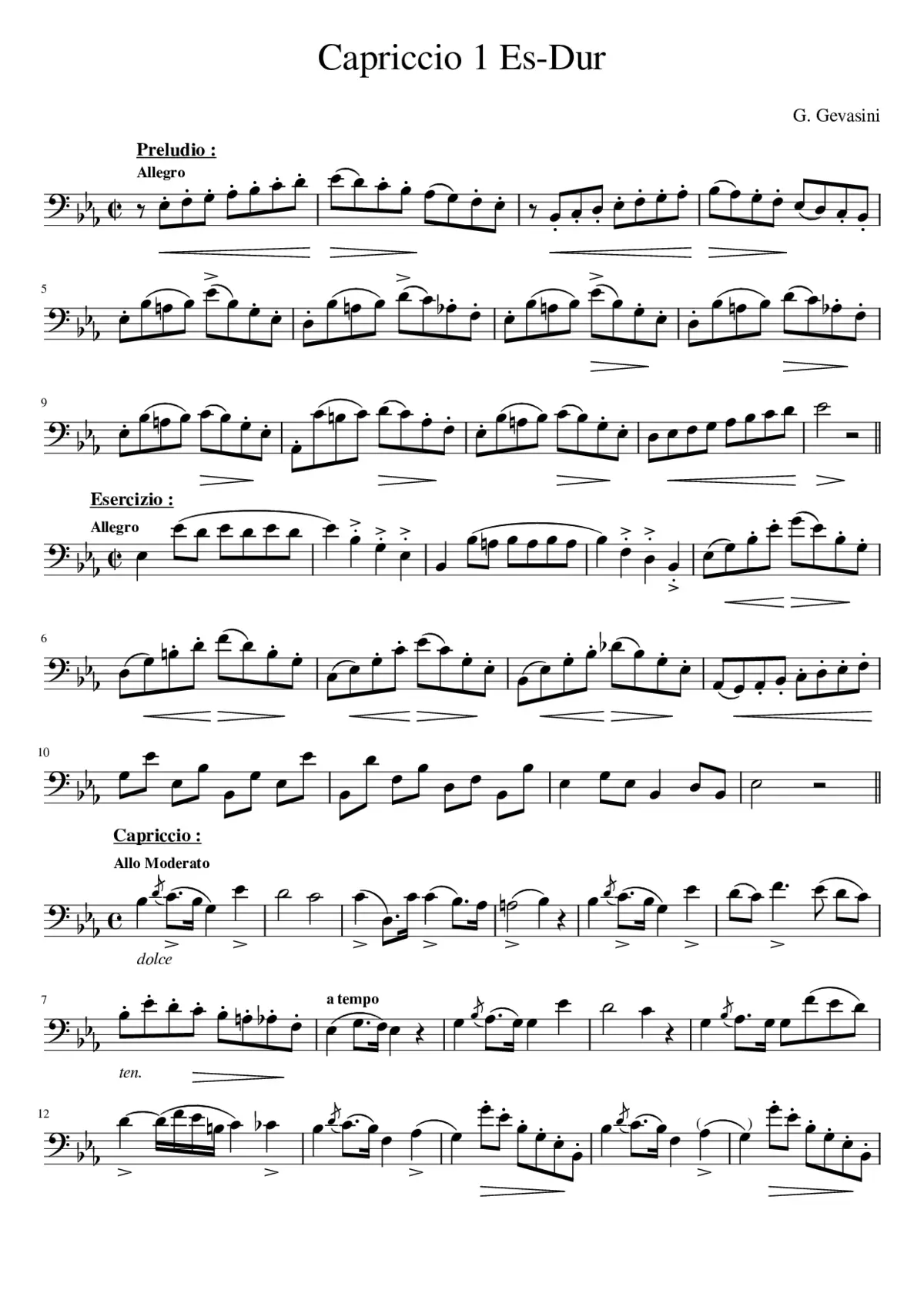 Capriccio 1 - Page 1