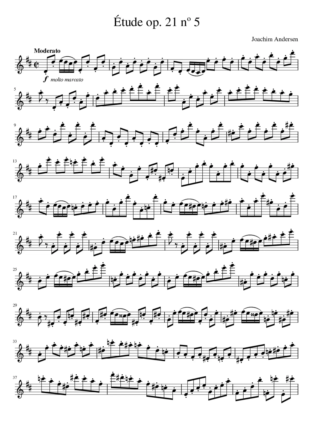 24 Studien op. 21 - Page 1