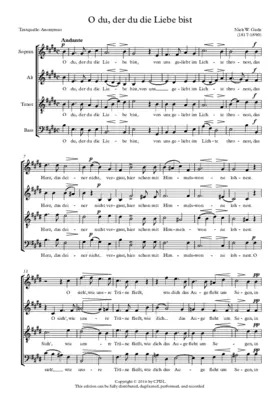O du, der du die Liebe bist