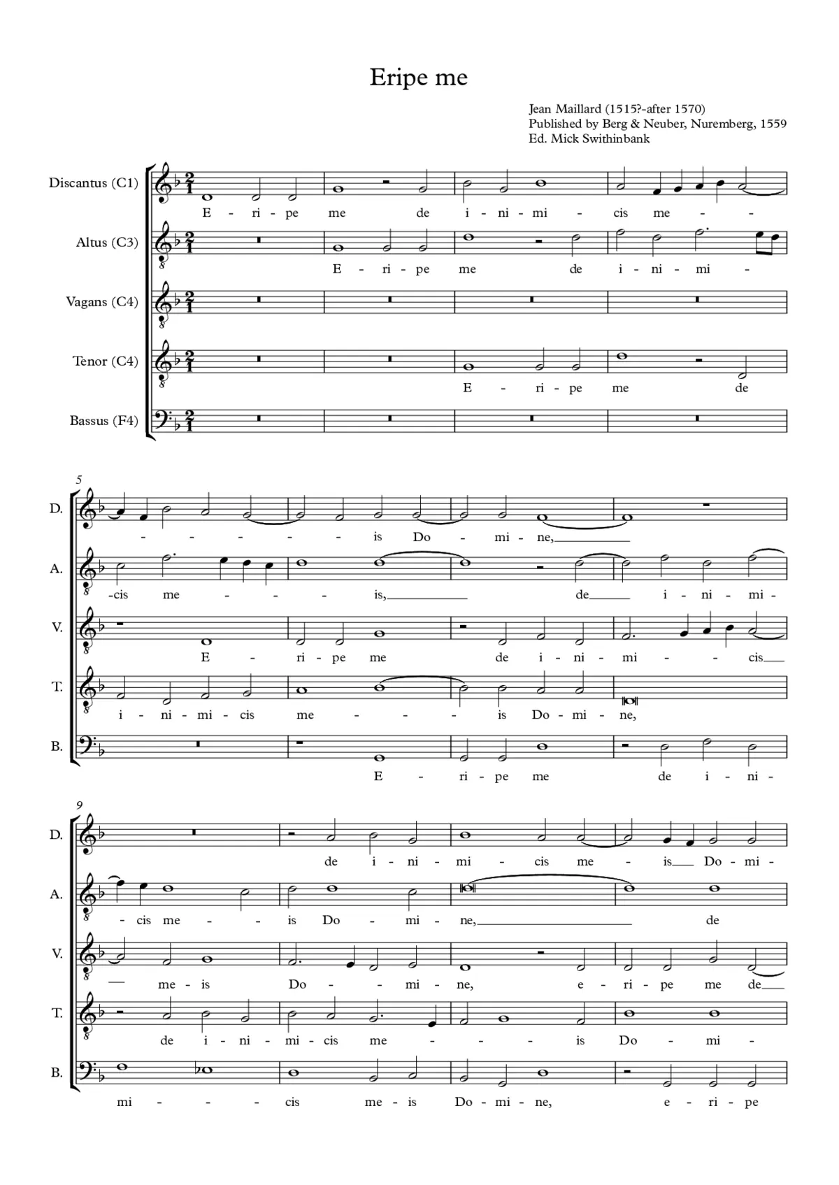 Eripe me de inimicis meis - Page 1