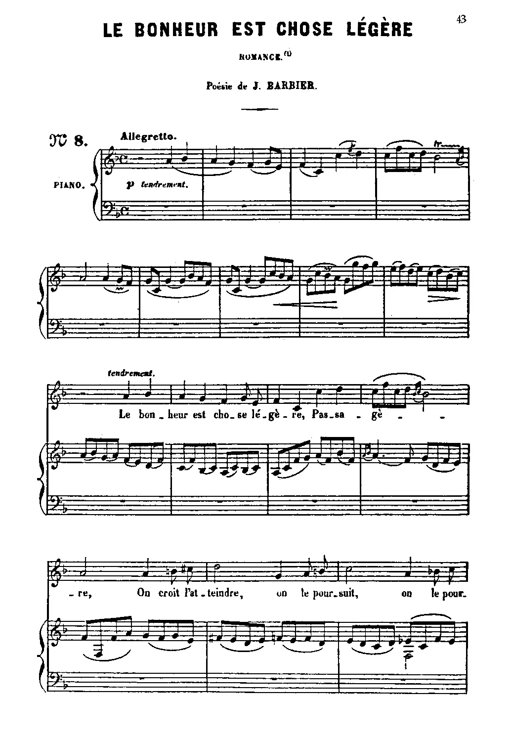 Le bonheur est chose légère - Page 1