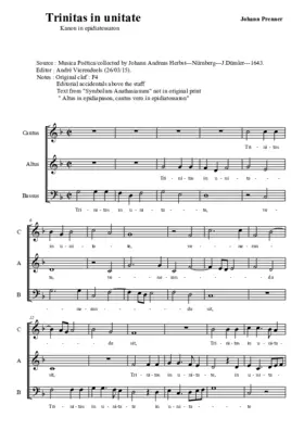 Trinitas in unitate