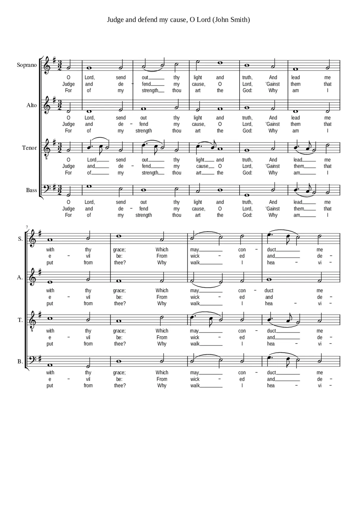 Judge and defend my cause O Lord - Page 1