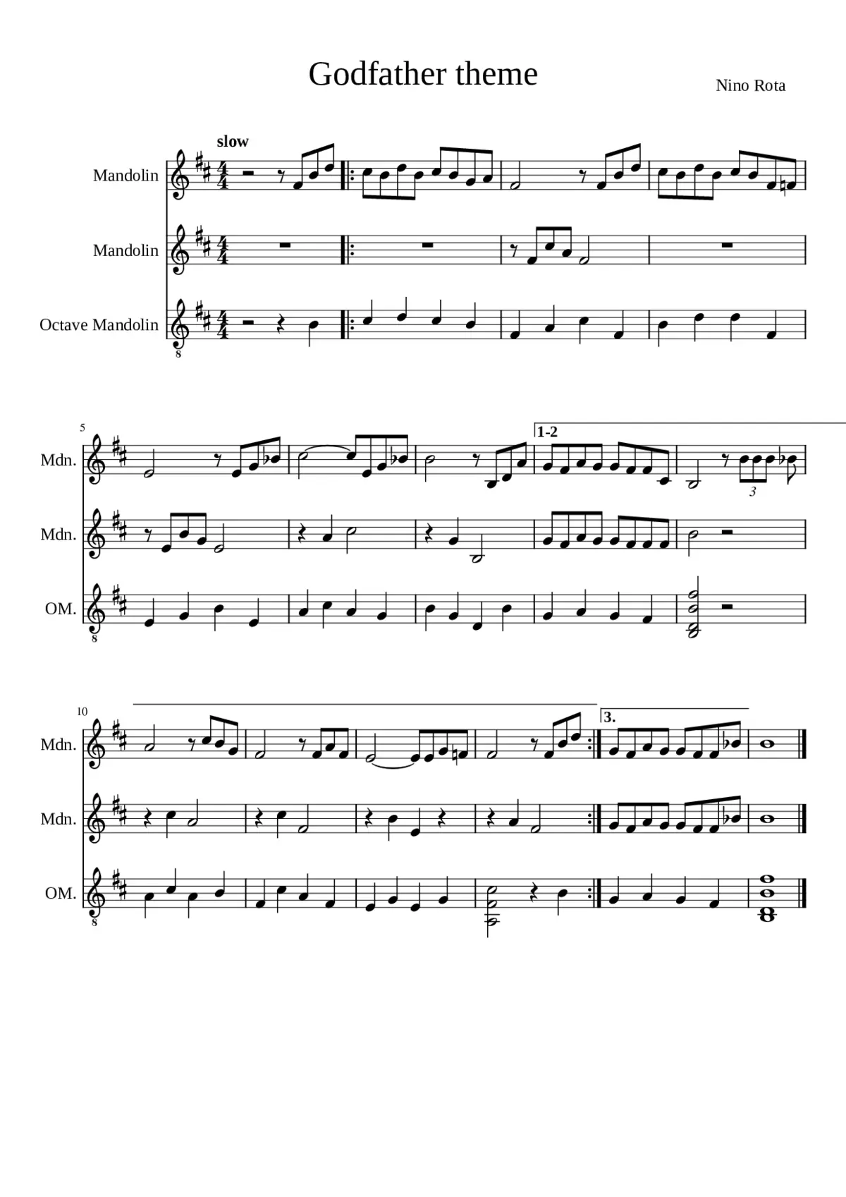 The Godfather - Page 1