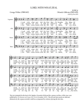 Lord, with what zeal