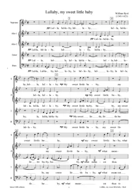 Lulla, lullaby, my sweet little baby