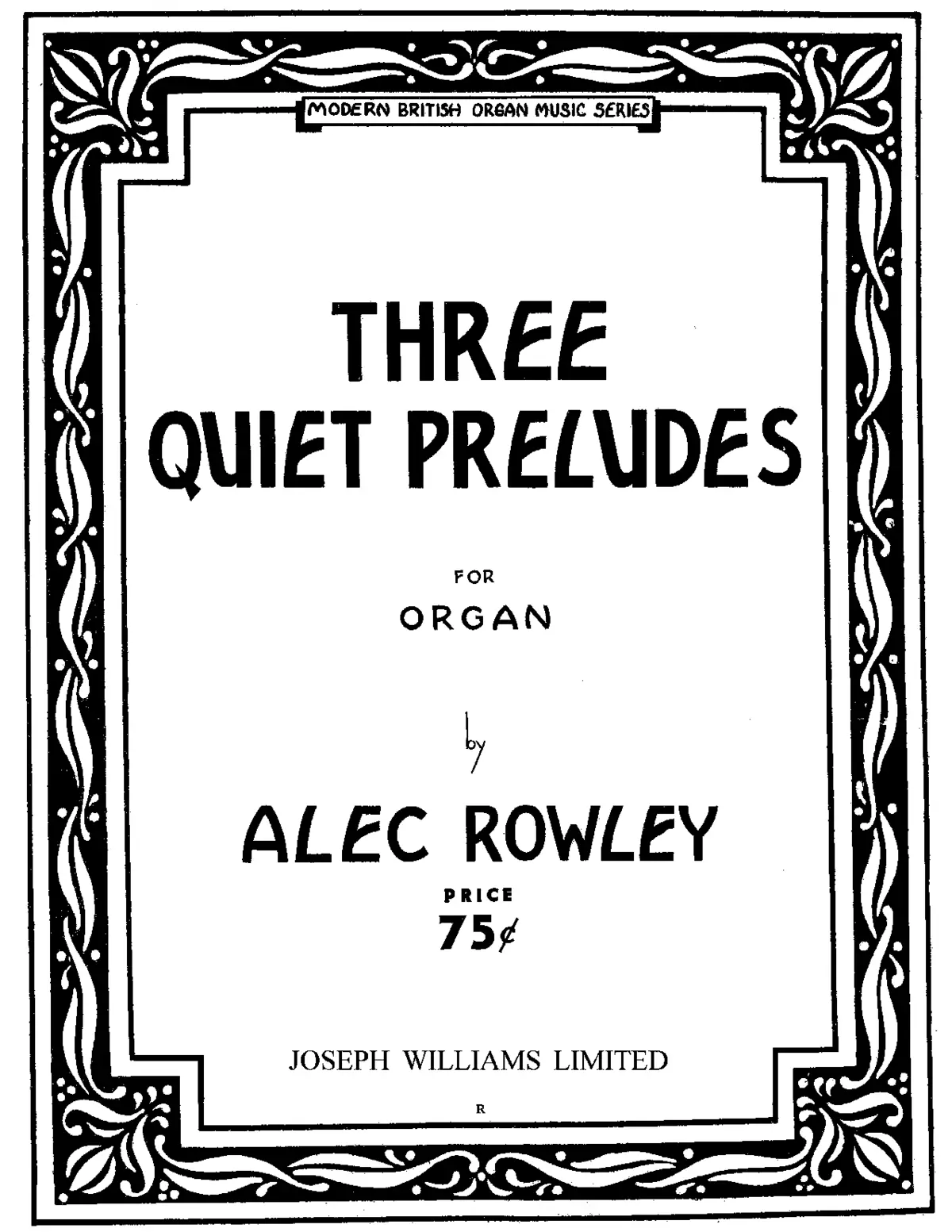 3 Quiet Preludes - Page 1