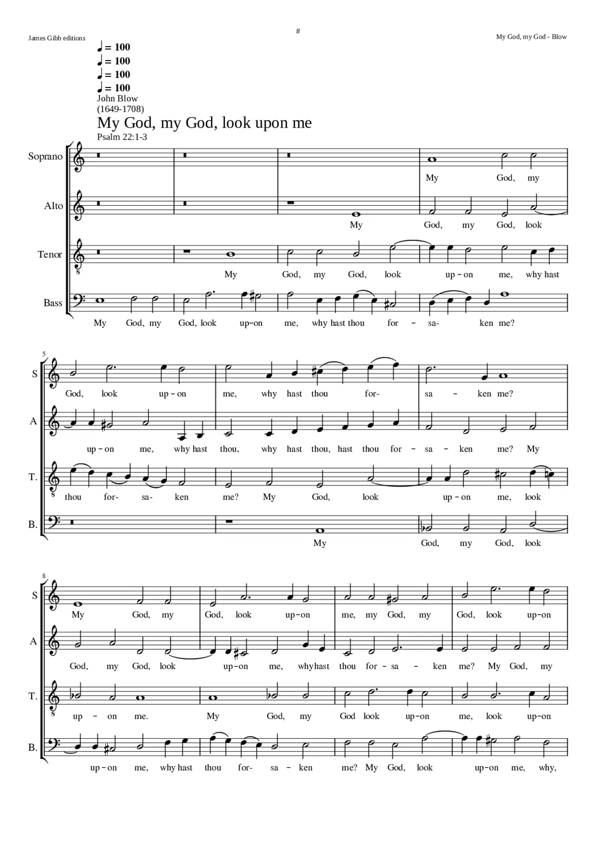 My God my God look upon me - Page 1