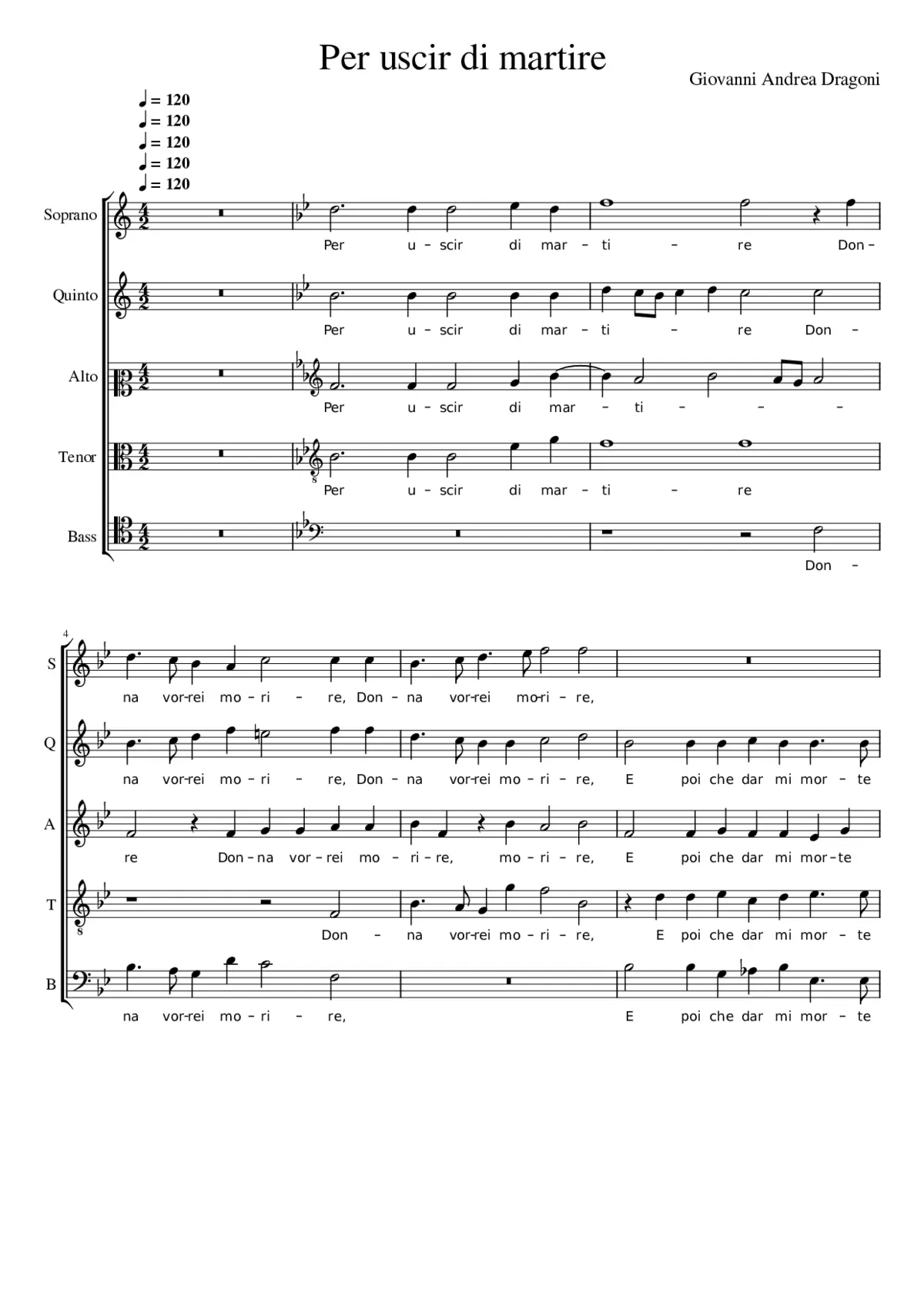 Per uscir di martire - Page 1