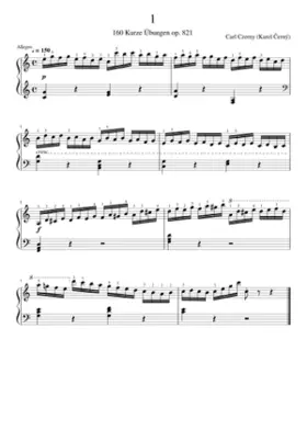 160 Kurze Übungen Op.821