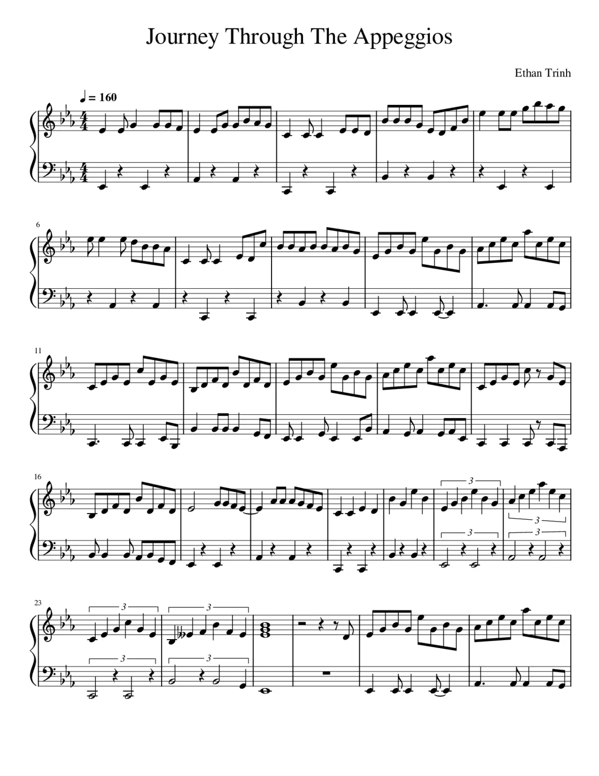 Journey Through The Appeggios - Page 1