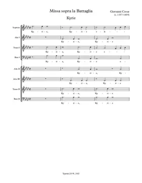 Missa sopra La Battaglia