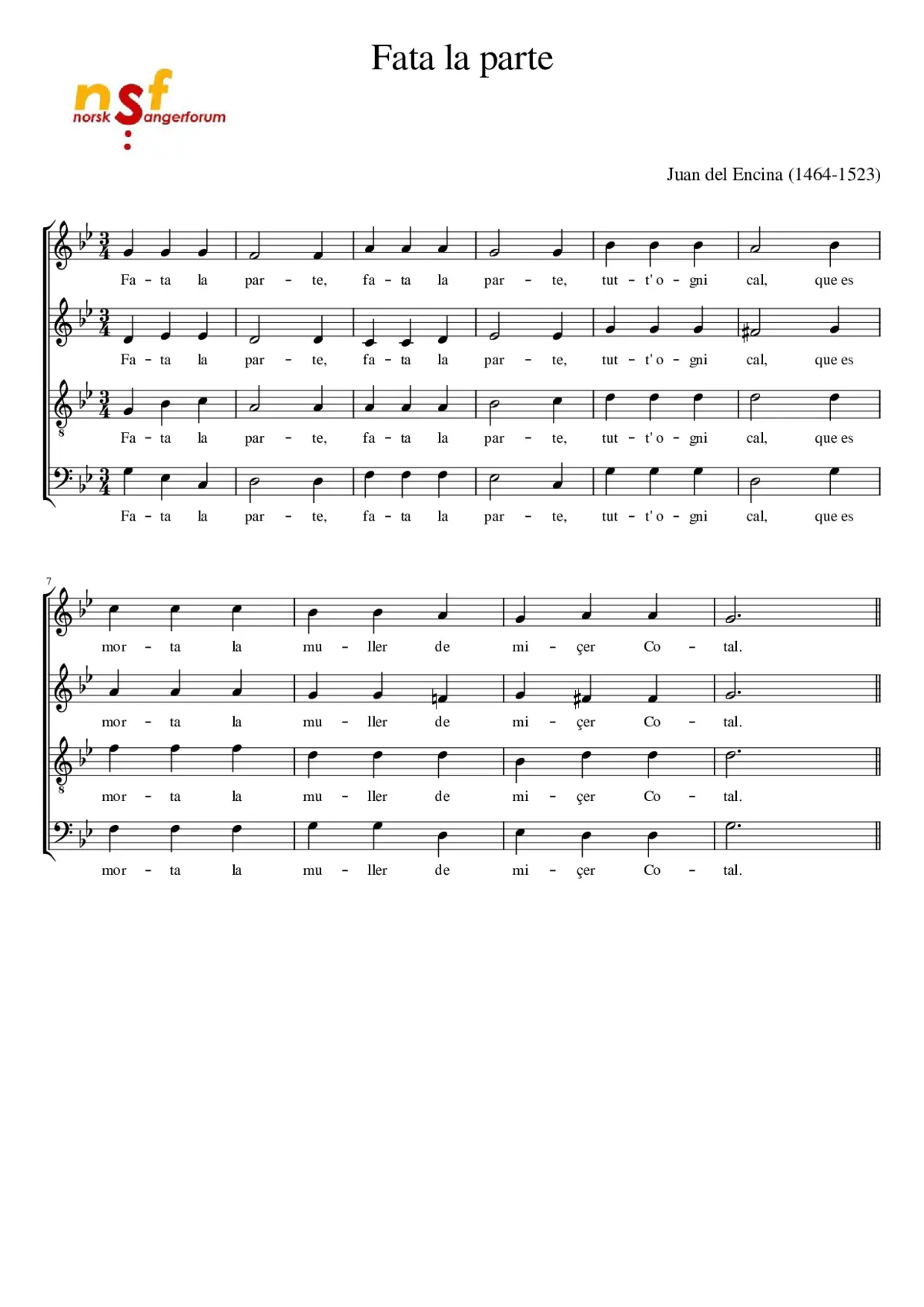 Fata la parte - Page 1