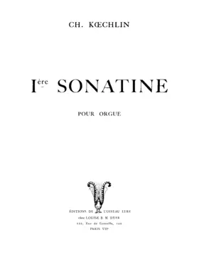 3 Sonatines for Organ