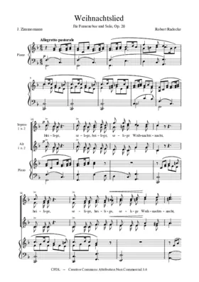 Weihnachtslied, Op.20