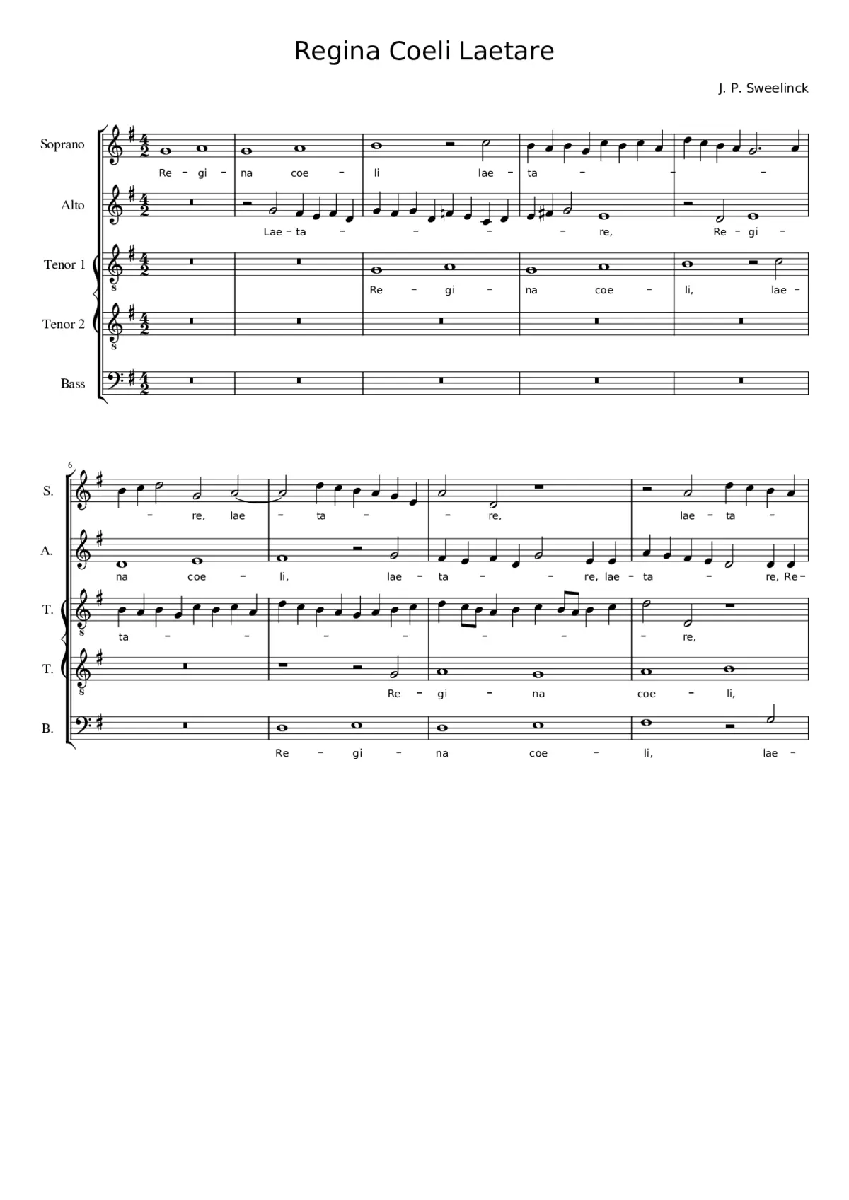 Regina coeli - Page 1