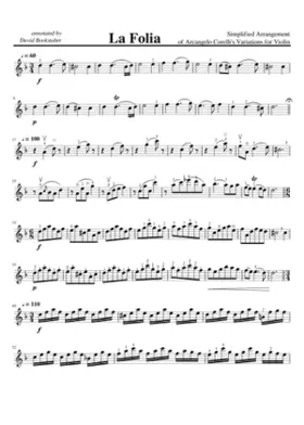 Violin Sonata in D minor Op.5 No.12 'La Folia'