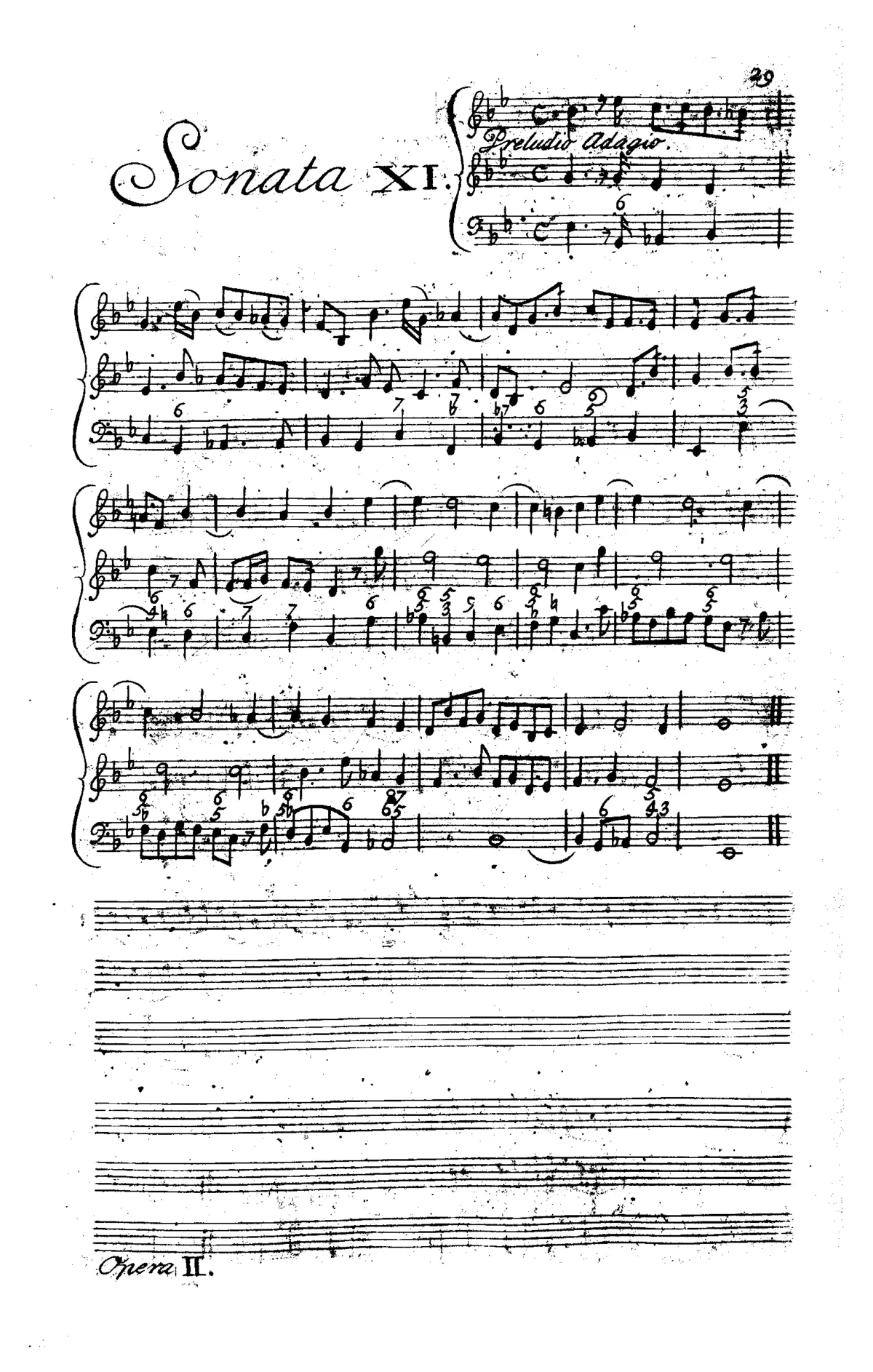 Trio Sonata in E-flat major - Page 1